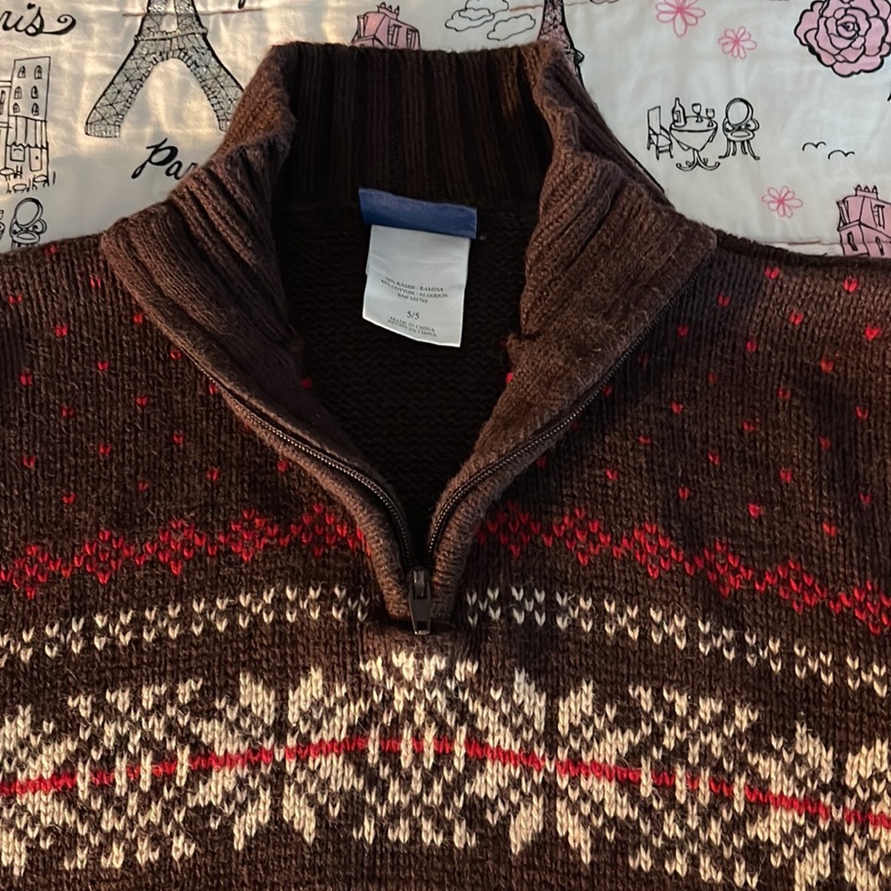 Boys 5 Ribbed Bottom Sweater - Picture 6 of 9